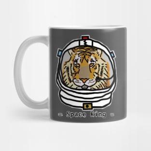 Spaceman Portrait of a Space Tiger Mug